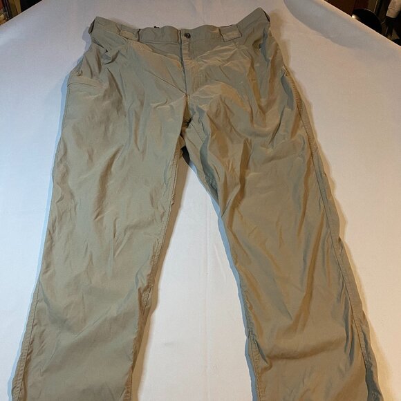 Duluth Trading Co. Pants Mens 2XL X 34 Tan Chino Khaki Straight Workwear Outdoor - Picture 1 of 4